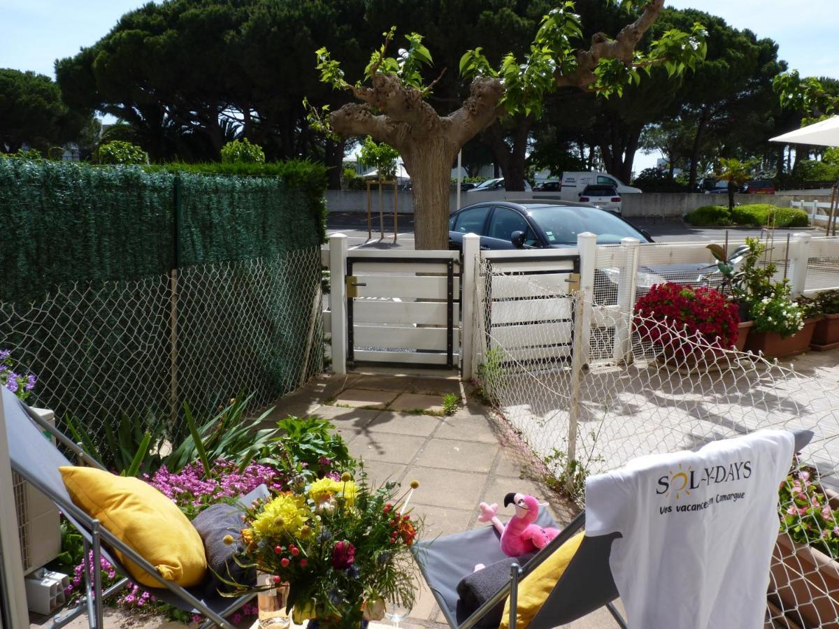Sol-Y-Days Mathilde, Agreable Appartement En Rez-De-Jardin Avec Parking Et Un Acces Direct A La Plage Le Grau-du-Roi Bagian luar foto